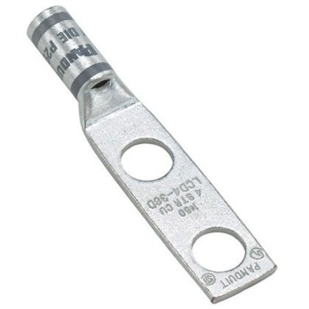 PANDUIT Copper Compression Lug, 2 Hole, 350 Kcmi LCD350-38D-X